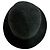 Cappello Hermès Nero in Feltro e Pelle - vista 4