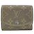 Cartera tri-fold Louis Vuitton Mahina Reverse Leather Beige