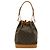 Borsa a tracolla Louis Vuitton Monogram Noe Marrone - vista 2