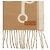 Hermès Sciarpa Stole Hermes Mole Bianco Beige - vista 6