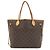 Borsa Tote Louis Vuitton Monogram Neverfull MM Marrone - vista 2