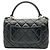 Borsa a mano Chanel Trendy CC Matelassé con manico superiore Nero - vista 3