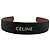 Céline Fascia per capelli CELINE Triomphe Marrone Nero Bianco - vista 3