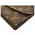 Borsa a pochette Louis Vuitton Monogram in pelle Marrone - vista 4