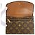 Borsa a pochette Louis Vuitton Monogram in pelle Marrone - vista 5