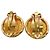 Orecchini a clip Chanel Coco Mark placcati oro D'oro - vista 3