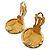 Orecchini a clip Chanel Coco Mark placcati oro D'oro - vista 4