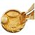 Orecchini a clip Chanel Coco Mark placcati oro D'oro - vista 5