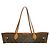 Borsa Tote Louis Vuitton Monogram Neverfull MM Marrone