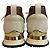 Sneakers Louis Vuitton Run Away Line Canvas Bianco - vista 6