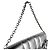 Borsa a tracolla Gucci in pelle argento - vista 11