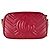 Borsa a tracolla Gucci GG Marmont Rosso - vista 3