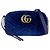 Borsa a tracolla Gucci GG Marmont in velluto Blu scuro
