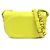 Borsa a tracolla in pelle gialla Christian Dior Giallo