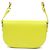 Borsa a tracolla in pelle gialla Christian Dior Giallo - vista 3
