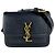 Borsa a tracolla Saint Laurent in pelle nera Nero