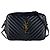 Borsa a tracolla Saint Laurent in pelle nera Nero