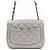 Borsa a Tracolla Chanel Grigio Metallizzato Metallico - vista 3
