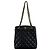 Bolso de hombro Chanel de piel de becerro granulada Negro