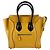 Céline Borsa a mano Celine Luggage Micro Shopper in pelle Nero Giallo