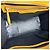 Céline Borsa a mano Celine Luggage Micro Shopper in pelle Nero Giallo - vista 5