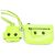 Borsa a tracolla Balenciaga Le Cagole XS in pelle Giallo - vista 13