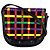 Fendi Multicolor Leather Shoulder Bag Black Multiple colors