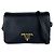 Borsa a tracolla Prada in pelle nera Nero