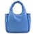 Prada Schultertasche aus blauem Leder - Ansicht 3