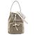 Jacquard Prada Handtasche/Schultertasche Braun Weiß