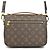 Borsa a tracolla Louis Vuitton Monogram Pochette Metis Marrone Monogramma - vista 3