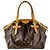 Borsa Louis Vuitton Monogram Tivoli GM Marrone Monogramma - vista 3