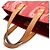 Borsa Louis Vuitton Monogram Vernis Lead PM Rosso - vista 5
