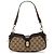 Borsa a tracolla Mini GG Canvas Web Moon Side Gucci Beige