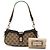 Borsa a tracolla Mini GG Canvas Web Moon Side Gucci Beige - vista 7