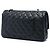 Chanel Black Medium Classic Caviar Double Flap Nero - vista 2