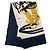 Hermès Blue Brides de Gala Silk Scarf 90 Dark blue
