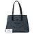 Tote in denim blu con logo Prada Blu scuro - vista 7