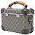 Borsa Vanity Gucci Beige GG Supreme Bamboo - vista 2