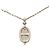 Collana con pendente Mini Maillon Hermès placcata in palladio argentato Argento - vista 2