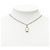 Collana con pendente Mini Maillon Hermès placcata in palladio argentato Argento - vista 5