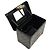 Chanel Vanity Case aus schwarzem gestepptem Lammleder mit CC-Tragegriff - Ansicht 4