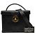 Chanel Vanity Case aus schwarzem gestepptem Lammleder mit CC-Tragegriff - Ansicht 8
