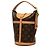Bucket Borsa a secchiello Duffle Monogram marrone Louis Vuitton - vista 2