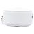 Clutch Rotonda 19 Chanel in Capretto Matelassé Bianco con Catena - vista 3