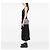 Borsa secchiello Chanel Urban Spirit Small in vitello iridescente argento con motivo Chevron - vista 6