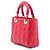 Dior Red Small Lambskin Cannage MyABCDior Lady Dior - vista 2