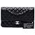 Chanel Black Medium Classic Caviar Double Flap Nero - vista 7