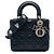 Dior Black Small Lambskin Cannage MyABCDior Lady Dior Nero