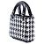 Dior Black Micro Calfskin Houndstooth Embossed Macro Lady Dior Nero - vista 2